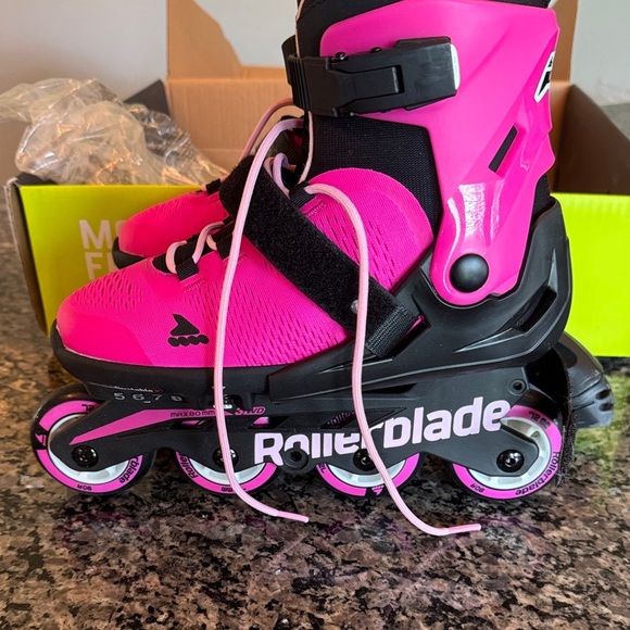 Rollerblade Kids' Pink and Black Skates - Picture 8 of 16